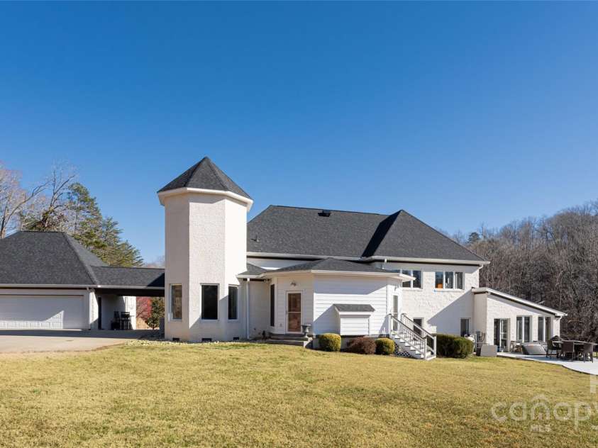 300 Springhill Drive, Rutherfordton, NC 28139.  MLS# CAR4152594, YatesRealty ID 1167. Back of home