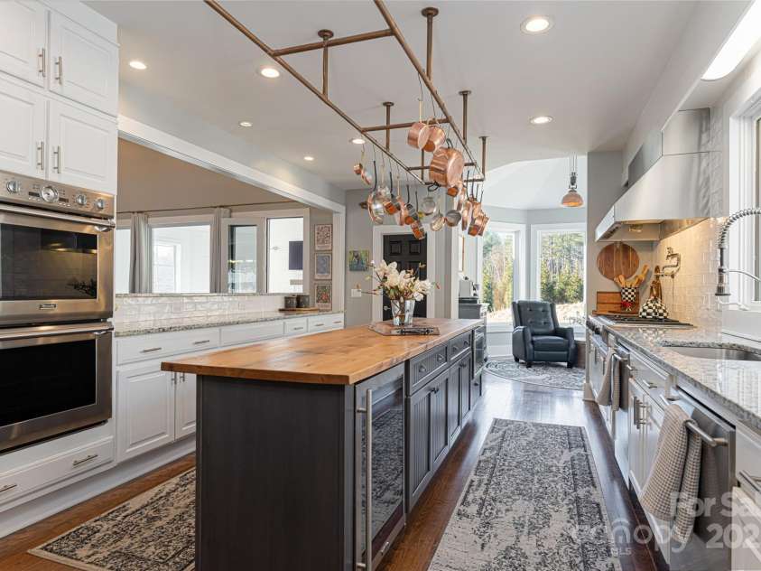 300 Springhill Drive, Rutherfordton, NC 28139.  MLS# CAR4152594, YatesRealty ID 1167. Extra large Kitchen island