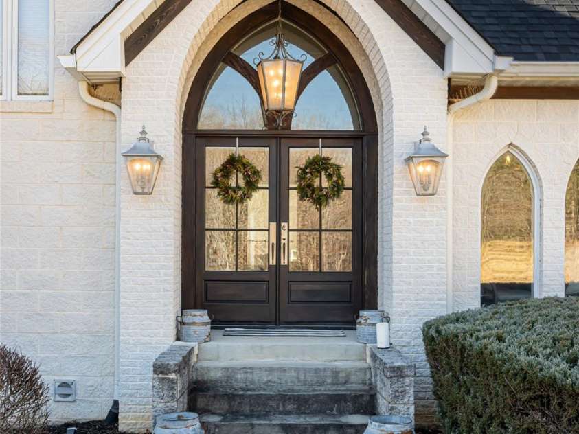 300 Springhill Drive, Rutherfordton, NC 28139.  MLS# CAR4152594, YatesRealty ID 1167. Front door