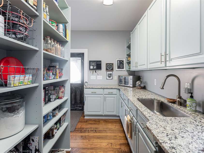 300 Springhill Drive, Rutherfordton, NC 28139.  MLS# CAR4152594, YatesRealty ID 1167. Pantry has connections for washer & dryer