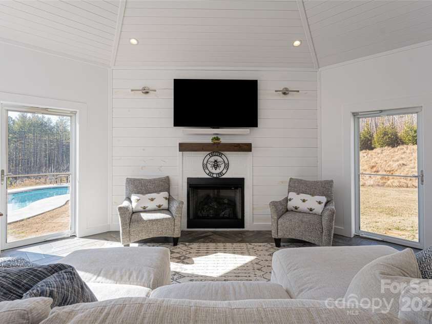 300 Springhill Drive, Rutherfordton, NC 28139.  MLS# CAR4152594, YatesRealty ID 1167. Sun room