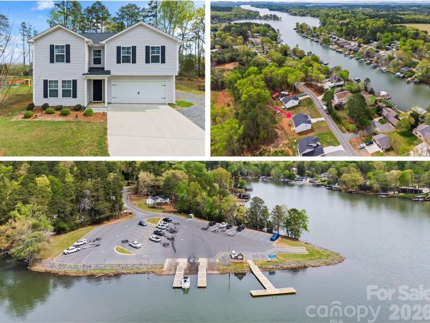 319 Shoreline Drive, New London, NC 28127.  MLS# CAR4366530, YatesRealty ID 11670. 5 bedrooms and 3 full bathrooms just down from the public boat launch