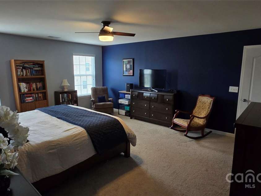 121 Mackinac Drive, Mooresville, NC 28117.  MLS# CAR4218931, YatesRealty ID 11674. Main Bedroom 2