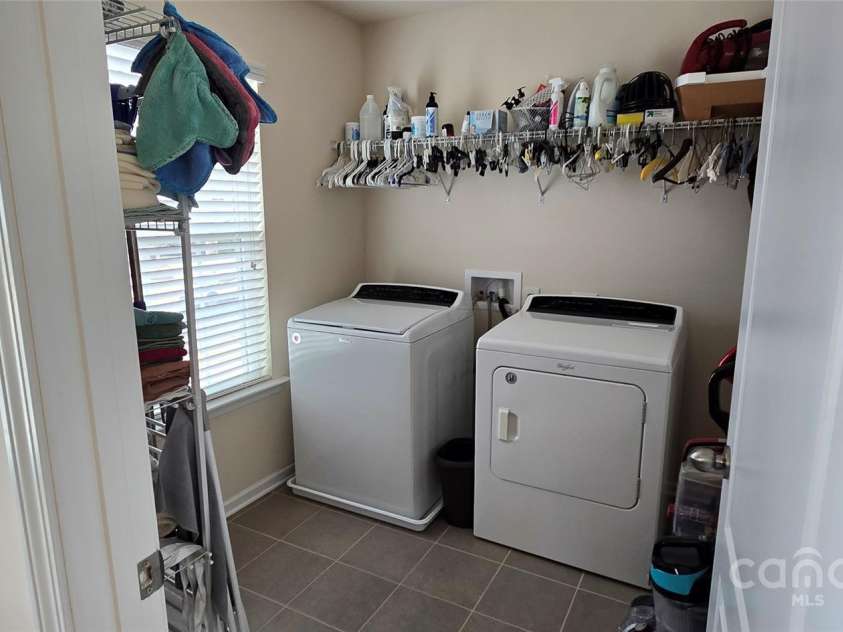 121 Mackinac Drive, Mooresville, NC 28117.  MLS# CAR4218931, YatesRealty ID 11674. Spacious Second Floor Laundry Room