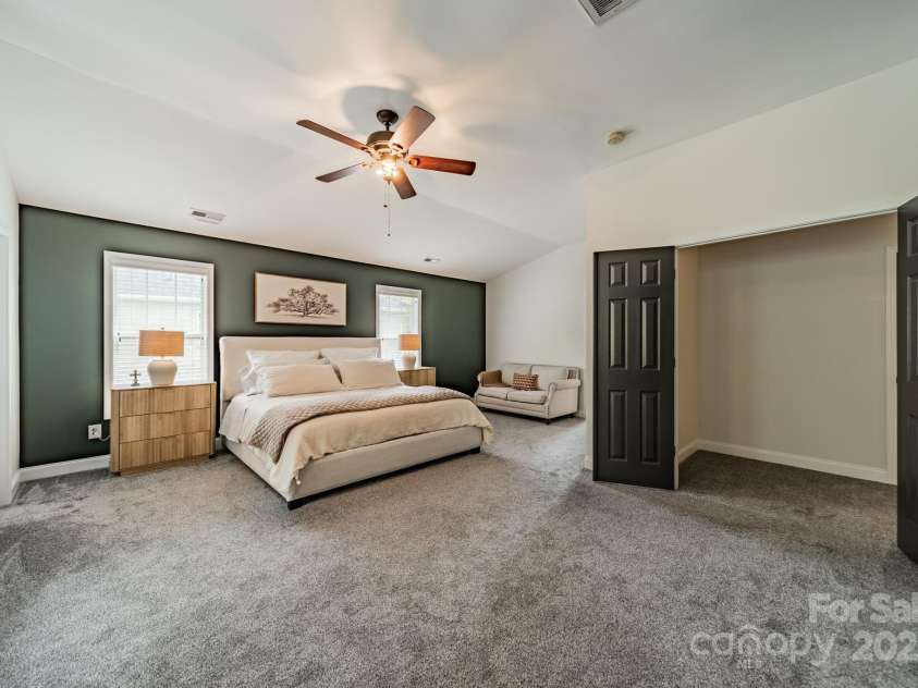 117 Middleton Place, Mooresville, NC 28117.  MLS# CAR4243590, YatesRealty ID 11681. Primary Bedroom on Upper Level