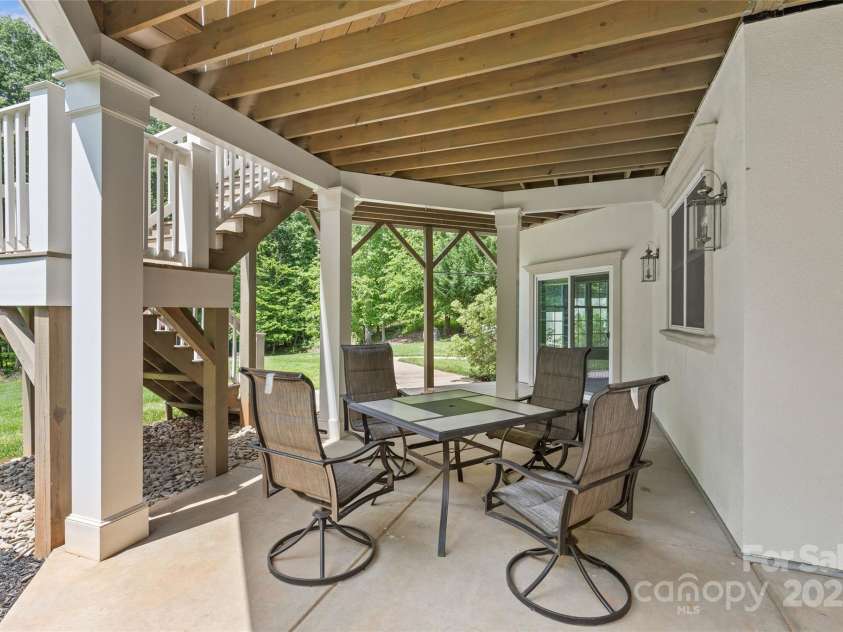 1655 Buckland Court, Indian Land, SC 29707.  MLS# CAR4252145, YatesRealty ID 11685. Downstairs patio