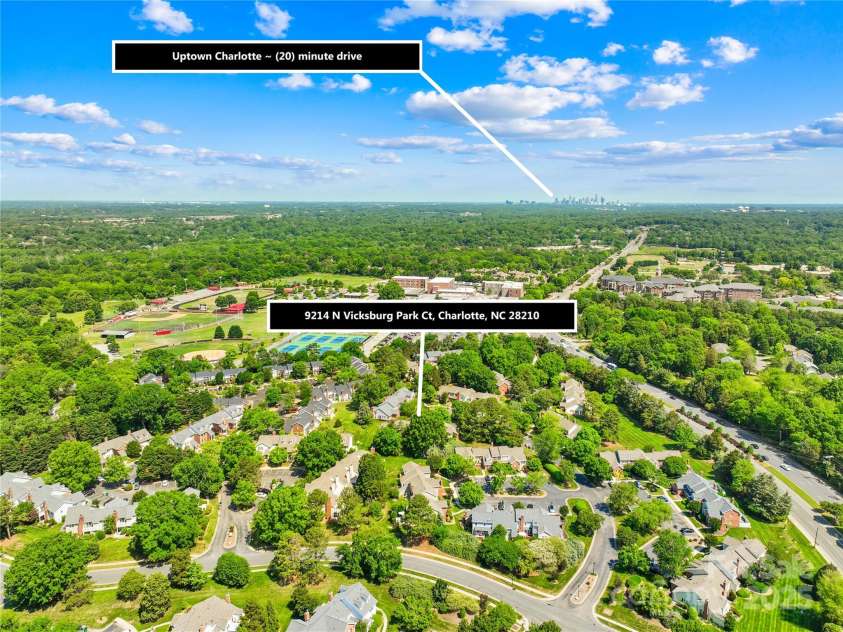 9214 Vicksburg Park Court, Charlotte, NC 28210.  MLS# CAR4252087, YatesRealty ID 11687. 