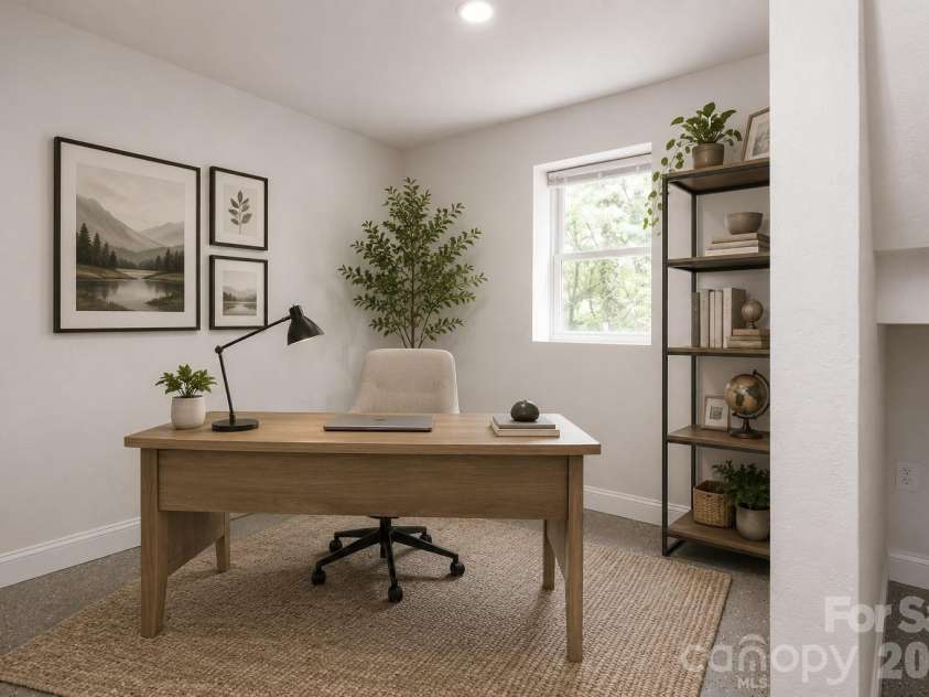 258 New Leicester Highway, Asheville, NC 28806.  MLS# CAR4381692, YatesRealty ID 11696. Virtually Staged home Office