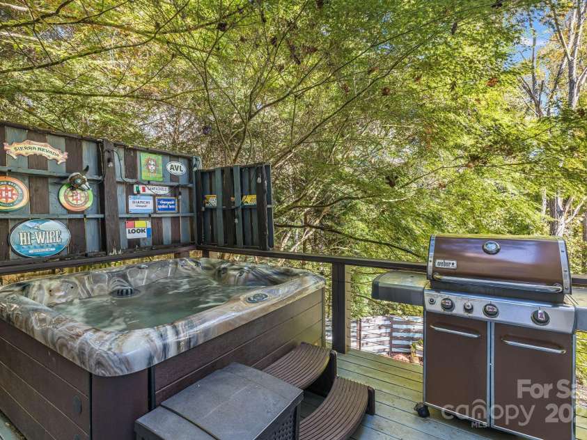 25 Normandy Road, Asheville, NC 28803.  MLS# CAR4313444, YatesRealty ID 11697. Hot tub conveys