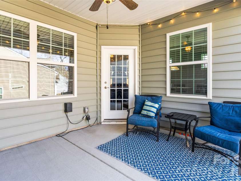 2003 Harvest Time Lane, Waxhaw, NC 28173.  MLS# CAR4361506, YatesRealty ID 11704. Covered patio