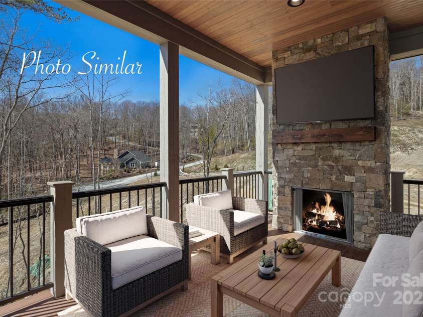 58 Chimney Chase Trail, Hendersonville, NC 28739.  MLS# CAR4239599, YatesRealty ID 11704. Optional Upgrade: Outdoor Fireplace