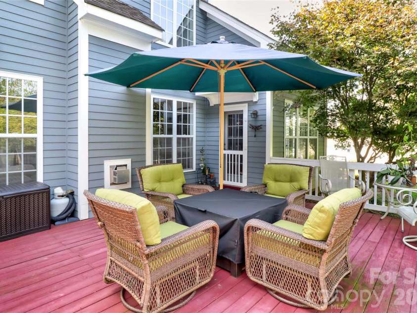 184 Hunters Hill Drive, Statesville, NC 28677.  MLS# CAR4338555, YatesRealty ID 11705. Rear deck for ample entertaining