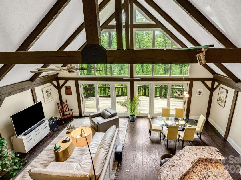 8 Quinn Court, Asheville, NC 28805.  MLS# CAR4255042, YatesRealty ID 11709. View From Upstairs Hallway