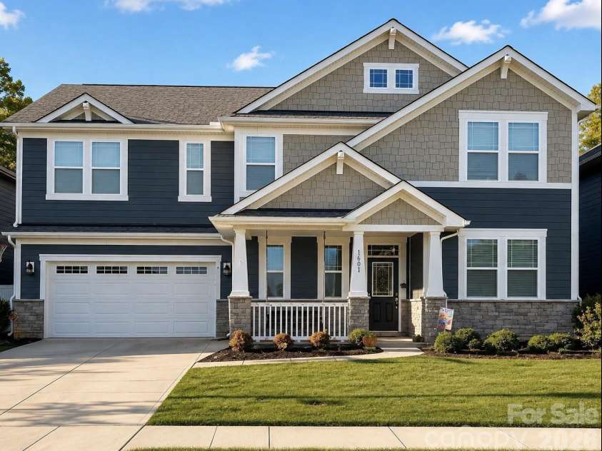 1601 Calder Drive, Indian Trail, NC 28079.  MLS# CAR4369337, YatesRealty ID 11722. 