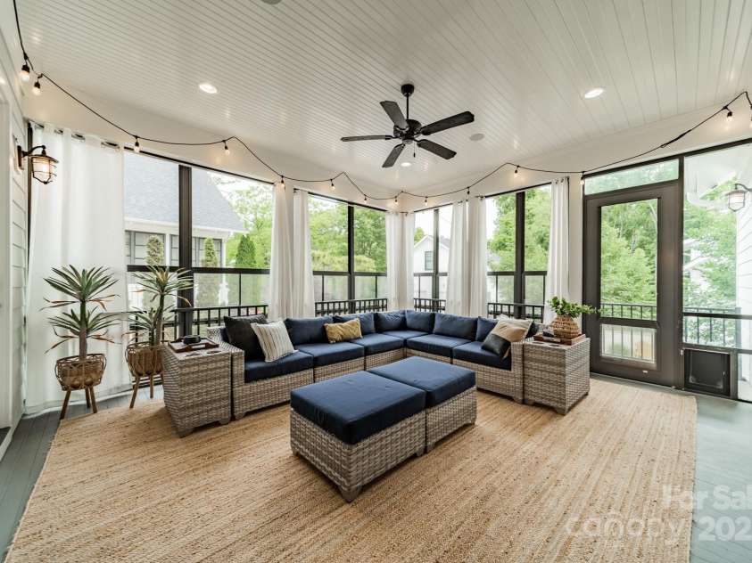 365 Delburg Street, Davidson, NC 28036.  MLS# CAR4248502, YatesRealty ID 11723. ...and the outdoor living!!