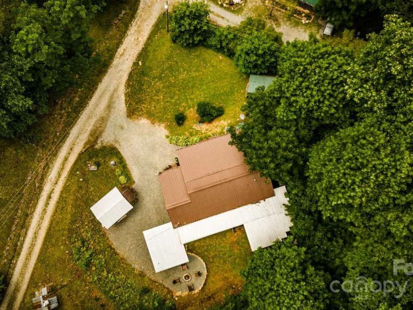 21 Sassafras Drive, Bryson City, NC 28713.  MLS# CAR4257168, YatesRealty ID 11732. Overhead View