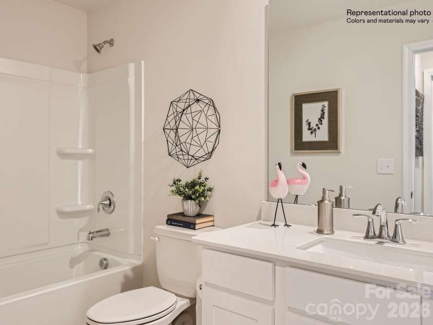 143 Spotted Way, Troutman, NC 28166.  MLS# CAR4370337, YatesRealty ID 11733. Bathroom