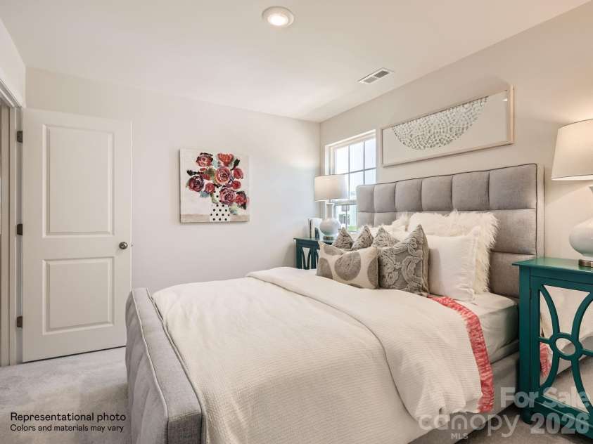 143 Spotted Way, Troutman, NC 28166.  MLS# CAR4370337, YatesRealty ID 11733. Bedroom