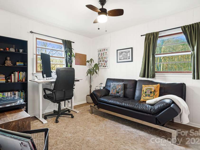 316 Rules Run Road, Clyde, NC 28721.  MLS# CAR4204518, YatesRealty ID 11733. Second bedroom