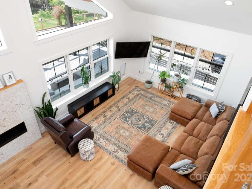 103 Pennsylvania Avenue, Asheville, NC 28806.  MLS# CAR4249512, YatesRealty ID 11734. Living Room View from Loft