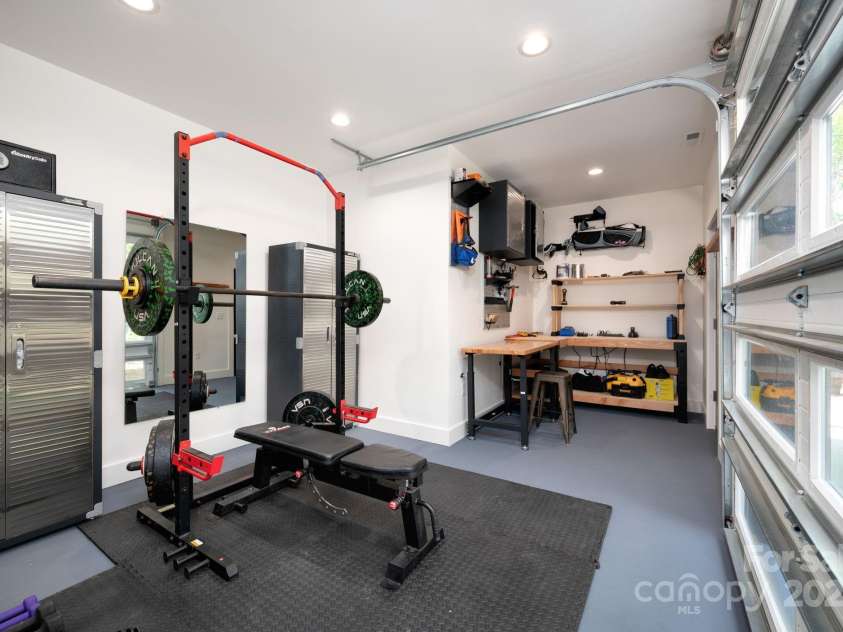103 Pennsylvania Avenue, Asheville, NC 28806.  MLS# CAR4249512, YatesRealty ID 11734. Workshop area and Workout Space