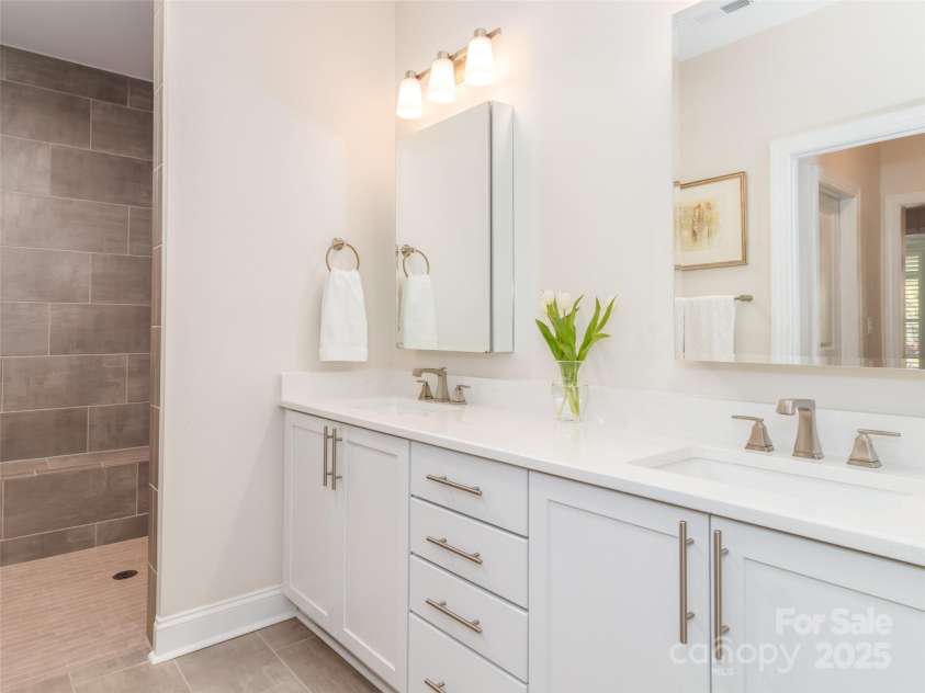 2342 Wesley Landing Road, Waxhaw, NC 28173.  MLS# CAR4238827, YatesRealty ID 11736. Zero Entry Shower