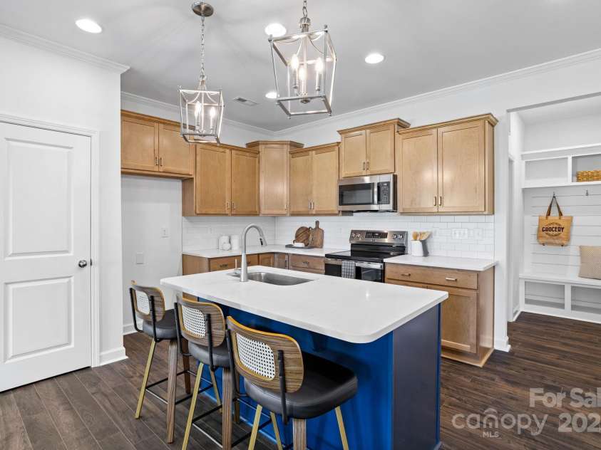 301 Beeson Court, Clemmons, NC 27012.  MLS# CAR4254777, YatesRealty ID 11740. Kitchen and Drop Zone
