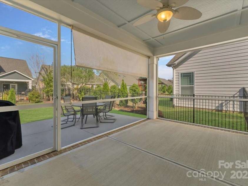 13311 Union Square Drive, Huntersville, NC 28078.  MLS# CAR4243205, YatesRealty ID 11742. Screen Porch with Shade