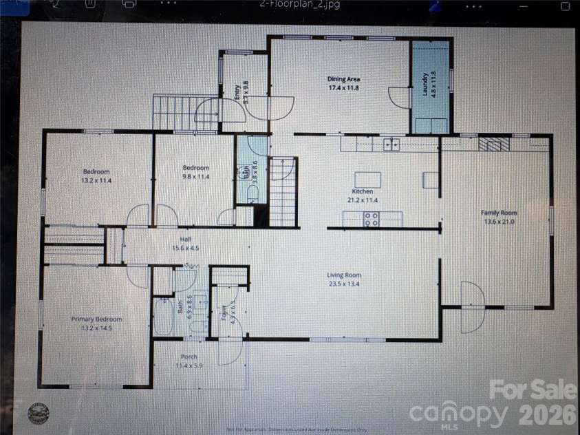 204 Fernwood Drive, Rutherfordton, NC 28139.  MLS# CAR4350557, YatesRealty ID 11744. Floorplan