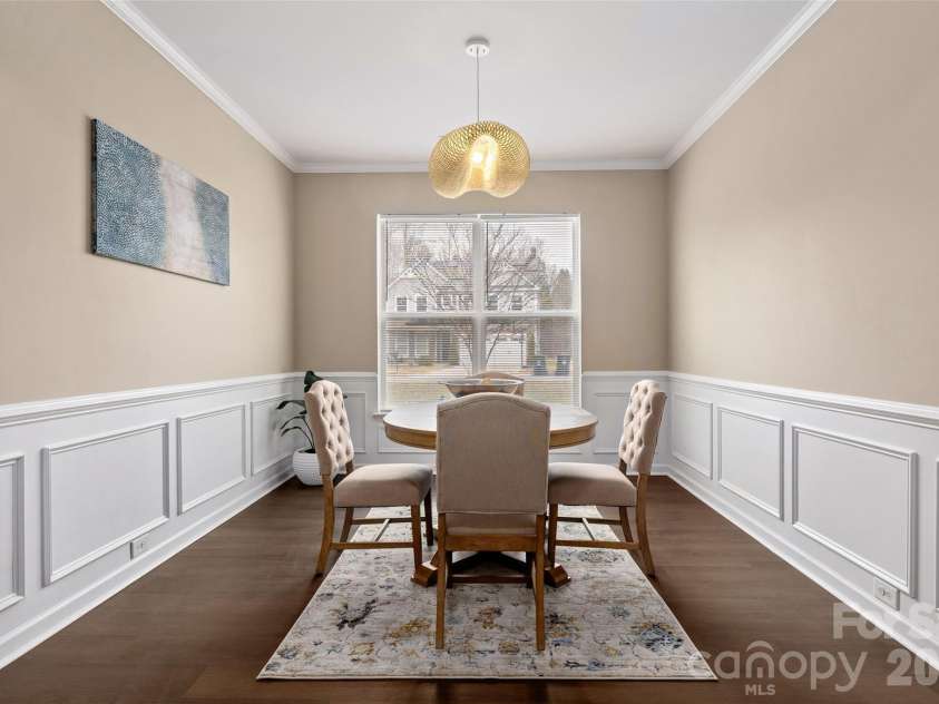 1153 Burning Embers Lane, Concord, NC 28025.  MLS# CAR4340171, YatesRealty ID 11762. Dining room