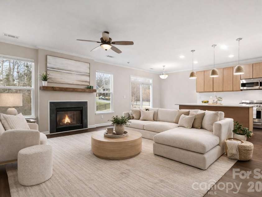1153 Burning Embers Lane, Concord, NC 28025.  MLS# CAR4340171, YatesRealty ID 11762. Virtually staged