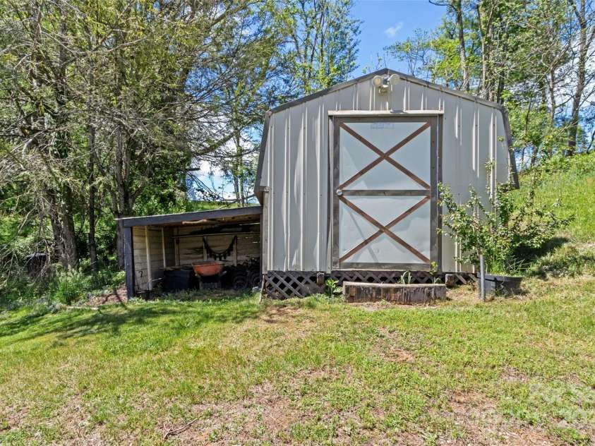 43 Charter Way, Burnsville, NC 28714.  MLS# CAR4256306, YatesRealty ID 11763. Outbuilding for storage