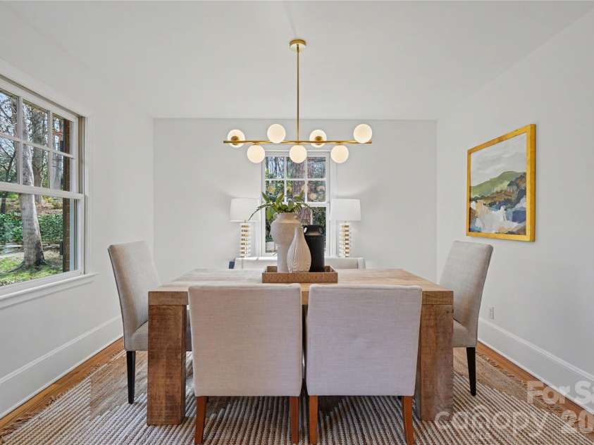 470 Livingston Drive, Charlotte, NC 28211.  MLS# CAR4352162, YatesRealty ID 11763. Dining