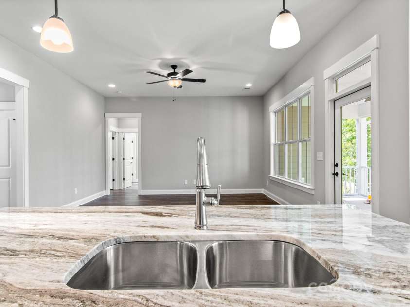 121 Arboretum Way, Shelby, NC 28152.  MLS# CAR4133112, YatesRealty ID 11777. ...and sink looking out into the great room
