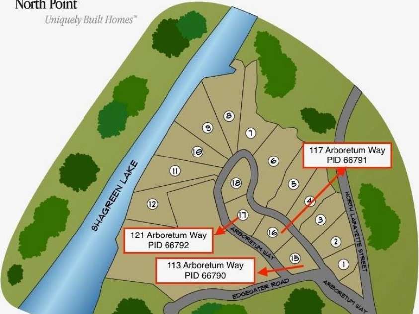 121 Arboretum Way, Shelby, NC 28152.  MLS# CAR4133112, YatesRealty ID 11777. Map of Arboretum at Edgewater