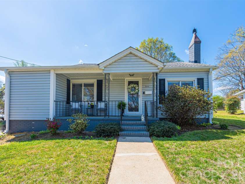206 Bates Avenue, Cherryville, NC 28021.  MLS# CAR4358580, YatesRealty ID 11779. Front