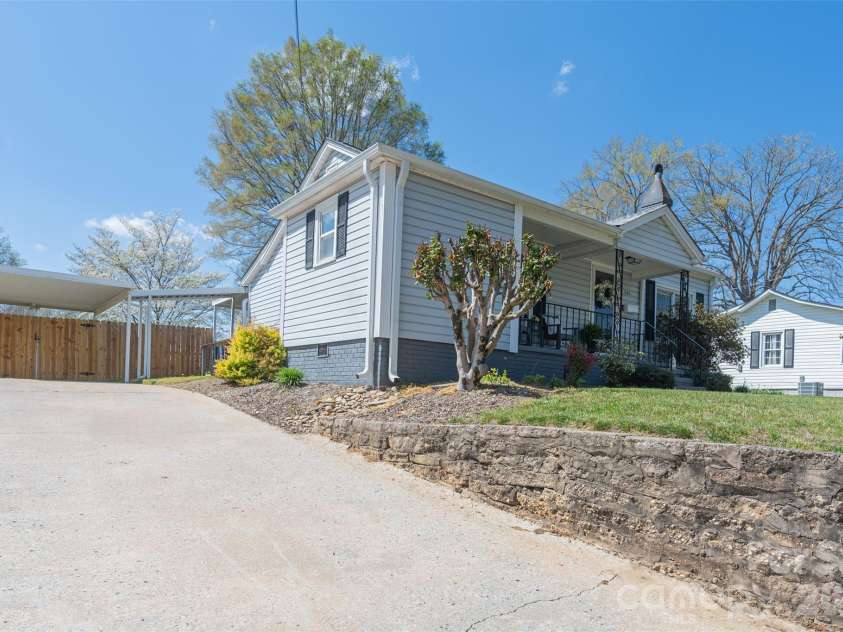 206 Bates Avenue, Cherryville, NC 28021.  MLS# CAR4358580, YatesRealty ID 11779. Road view