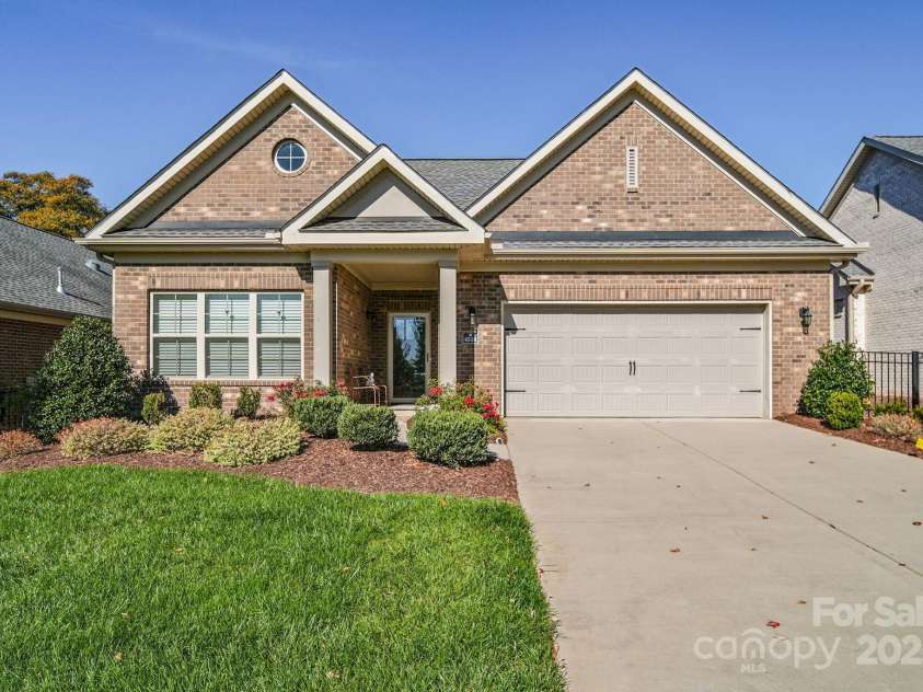 4516 Ideal Way, Harrisburg, NC 28075.  MLS# CAR4325804, YatesRealty ID 1178. Full Brick Ranch Situated in Age Restricted Community