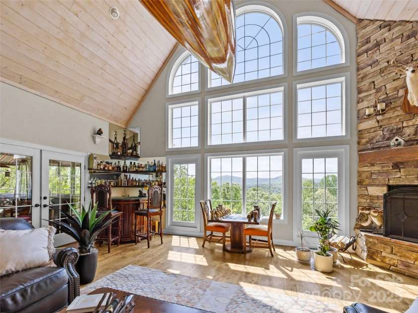410 Lamp Post Drive, Zirconia, NC 28790.  MLS# CAR4253255, YatesRealty ID 11787. East-facing mountain views