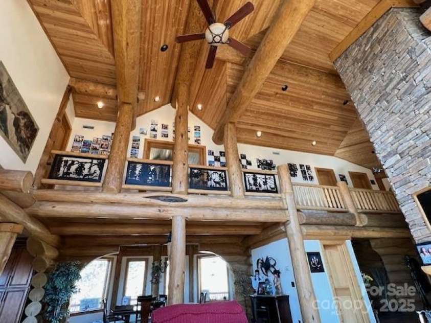 51 Airport Road, Mars Hill, NC 28754.  MLS# CAR4241887, YatesRealty ID 11789. View looking up to 2nd floor