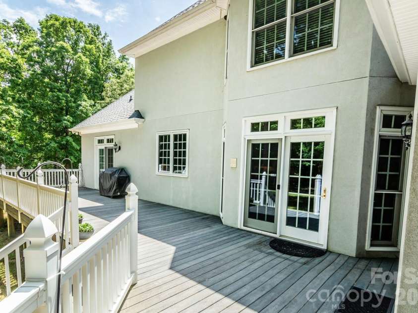 1720 Mills Harris Road, Wingate, NC 28174.  MLS# CAR4366223, YatesRealty ID 11793. Back Entertaining Deck