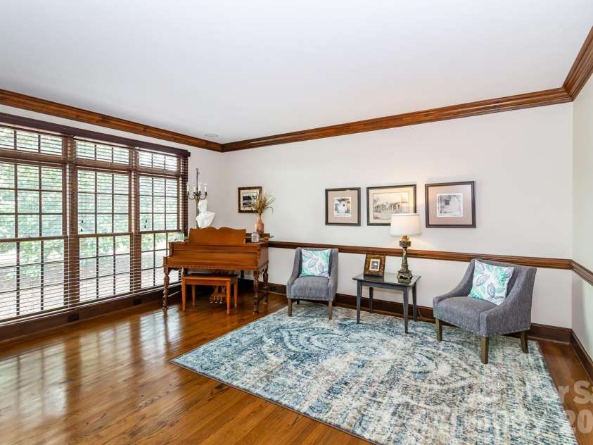 1720 Mills Harris Road, Wingate, NC 28174.  MLS# CAR4366223, YatesRealty ID 11793. Downstairs Sitting room