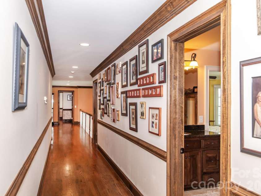 1720 Mills Harris Road, Wingate, NC 28174.  MLS# CAR4366223, YatesRealty ID 11793. Upstairs Hallway