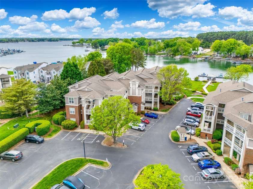 7822 Village Harbor Drive, Cornelius, NC 28031.  MLS# CAR4245678, YatesRealty ID 11798. Aerial View