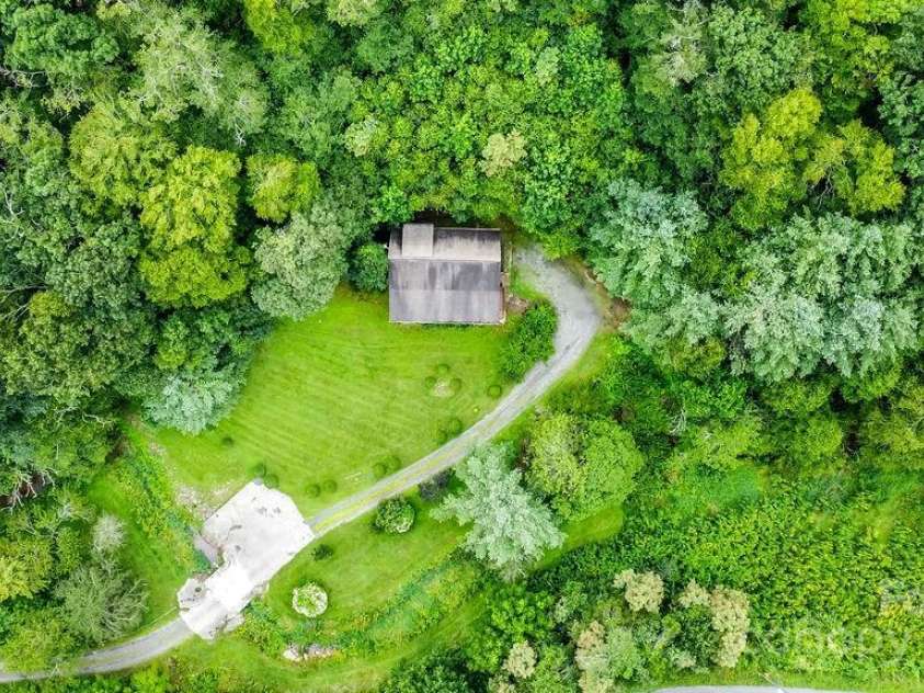 4271 Old Field Creek Road, Grassy Creek, NC 28631.  MLS# CAR4284275, YatesRealty ID 1180. Aerial Overview