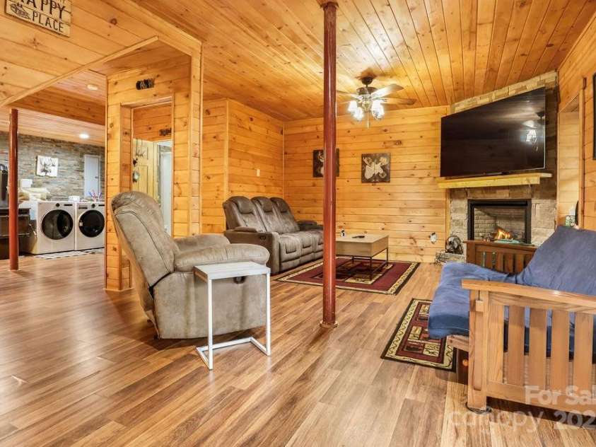 4271 Old Field Creek Road, Grassy Creek, NC 28631.  MLS# CAR4284275, YatesRealty ID 1180. Basement