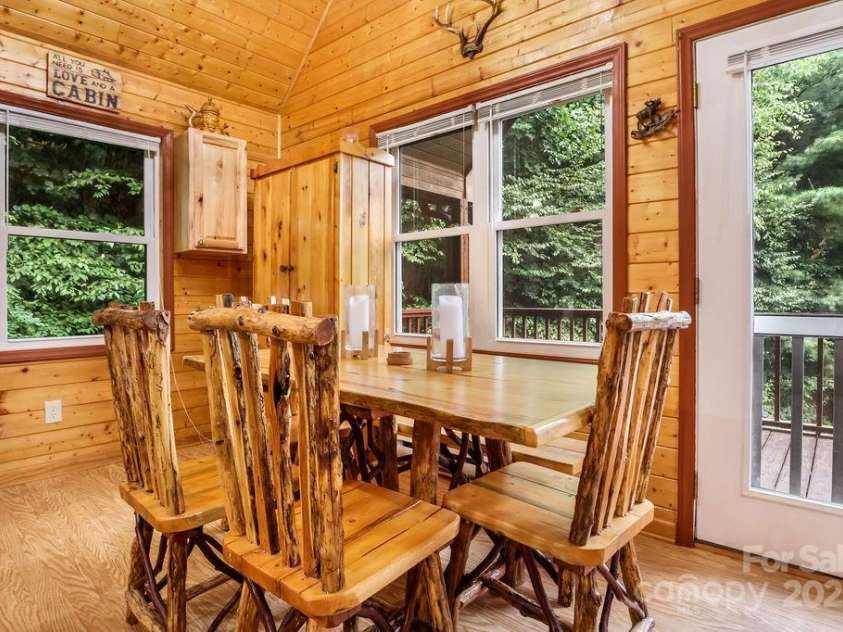 4271 Old Field Creek Road, Grassy Creek, NC 28631.  MLS# CAR4284275, YatesRealty ID 1180. Dining Room