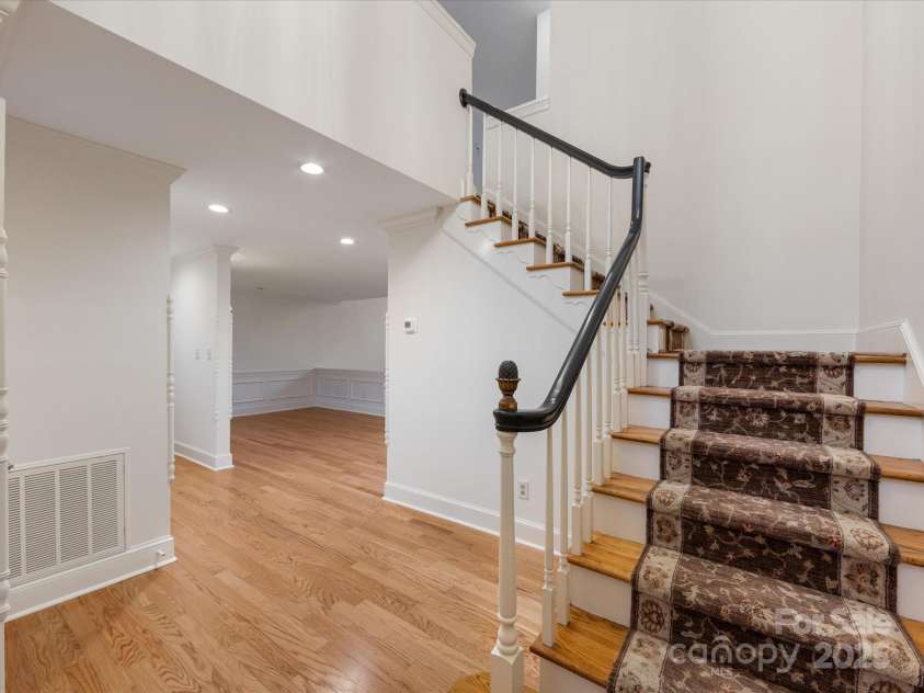 2027 Meadowood Lane, Charlotte, NC 28211.  MLS# CAR4224045, YatesRealty ID 11807. Beautiful New Wood Floors throughout first floor. New neutral Interior Paint throughout home.