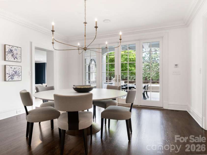 1930 Queens Road, Charlotte, NC 28207.  MLS# CAR4367656, YatesRealty ID 11811. Breakfast Room