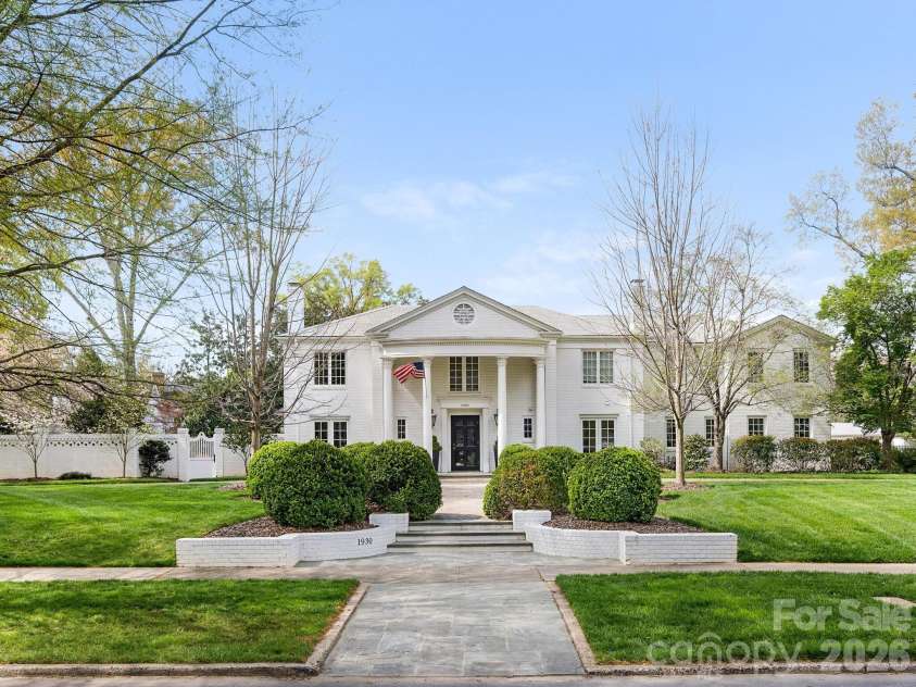 1930 Queens Road, Charlotte, NC 28207.  MLS# CAR4367656, YatesRealty ID 11811. Front Exterior